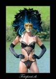 Venezianische Maske Dessous Fotoshooting