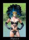 Venezianische Maske Dessous Fotoshooting